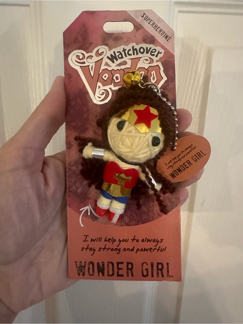 Watchover Voodoo Wonder Girl Keychain - Red & Blue